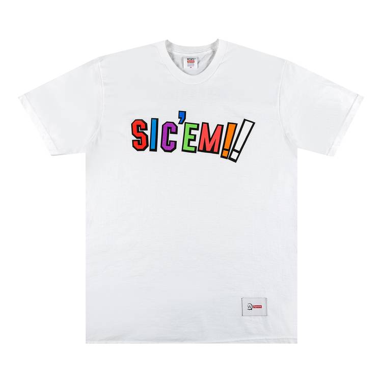 Buy Supreme x WTAPS Sic'em! Tee 'White' - FW21T3 WHITE | GOAT