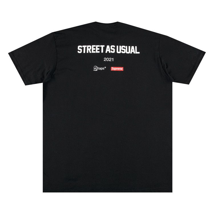 Buy Supreme x WTAPS Sic'em! Tee 'Black' - FW21T3 BLACK | GOAT CA