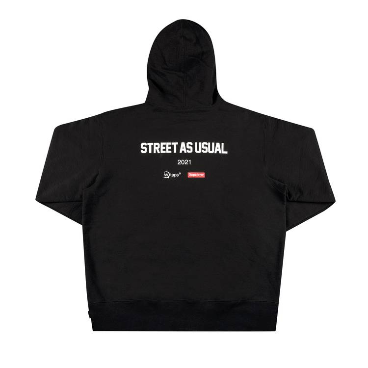 Buy Supreme x WTAPS Sic'em! Hooded Sweatshirt 'Black