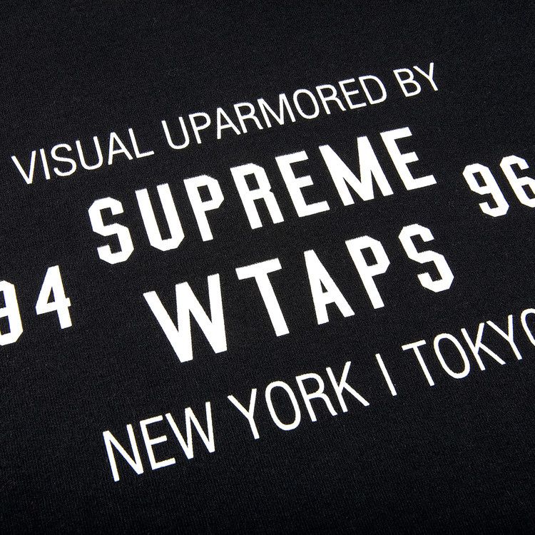 Buy Supreme x WTAPS Crewneck 'Black' - FW21SW88 BLACK | GOAT