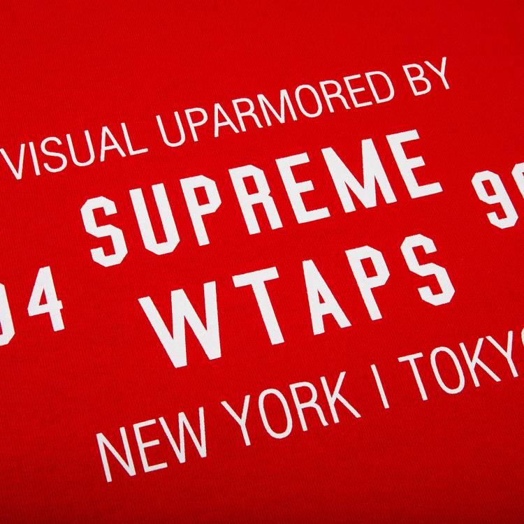 Buy Supreme x WTAPS Crewneck 'Red' - FW21SW88 RED | GOAT CA