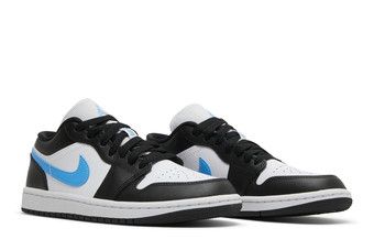 Buy Wmns Air Jordan 1 Low 'Black University Blue' - DC0774