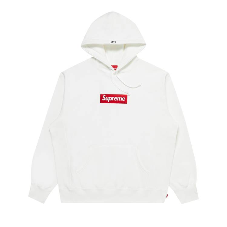 Supreme Box Logo Hooded Sweatshirt 'White' | GOAT