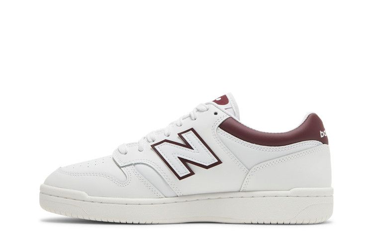 new balance 480 white burgundy