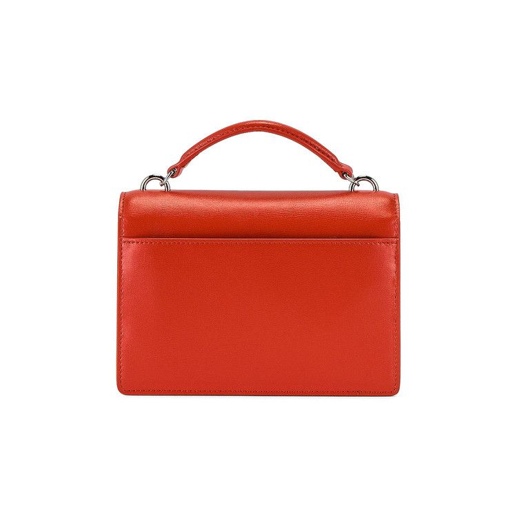 Saint Laurent Mini Sunset Chain Bag Red Orange