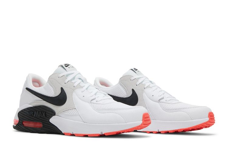nike air max excee white black crimson