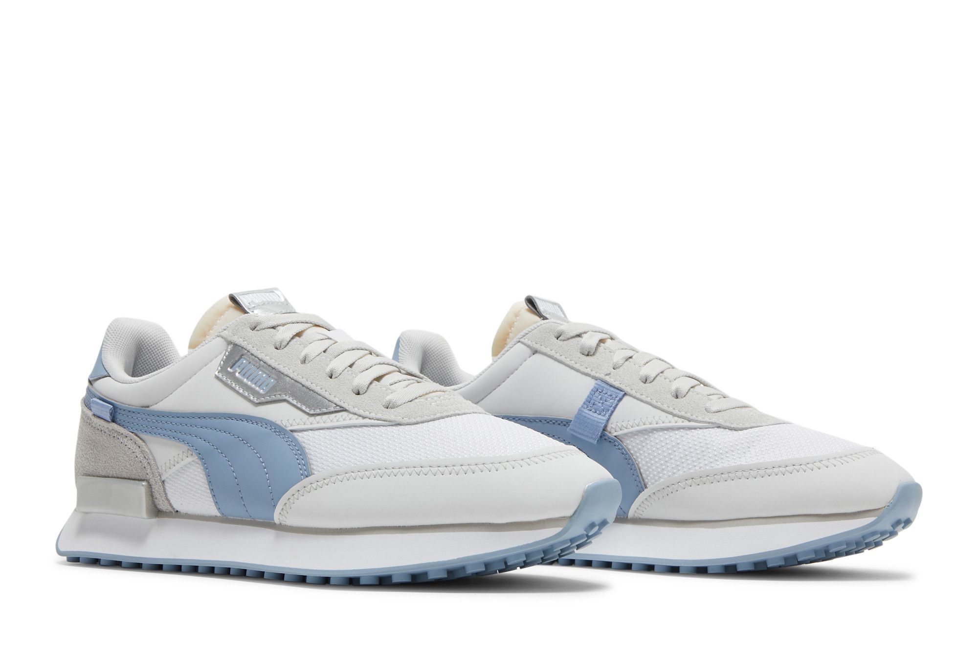Pre-owned Puma Wmns Future Rider 'tones - White Forever Blue'