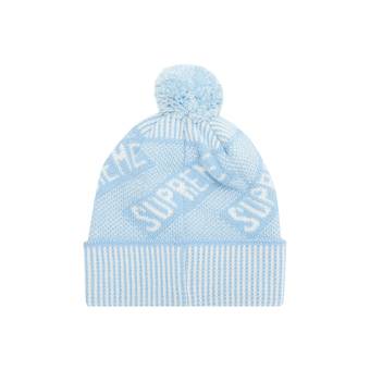 Supreme Grid Beanie Light Blue