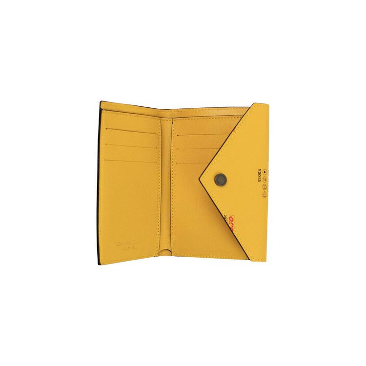 ★keike★ Shape of Wallet White Yellow kate spade new york Deco Colorblocked Zip Slim Wallet
