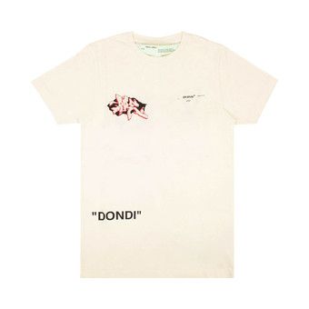 Buy Off-White Graffiti Logo Print T-Shirt 'White