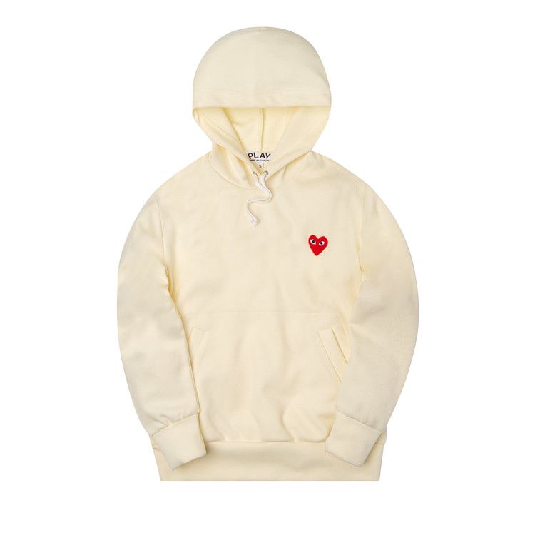 Comme Des GarçOns Play Pullover Hoodie 'ivory'
