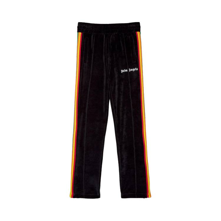 Buy Palm Angels PA Rainbow Chenille Track Pant 'Black' -  PMCA007F21FAB0101001