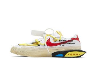 Buy Off-White x Nike Blazer Low 'White University Red' - DH7863