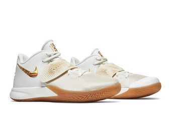 Nike Kyrie 3バスケットボールシューズ ホワイト/ゴールド Nike Kyrie III 3 Finals Gold white gold 852395-902 Mens Size