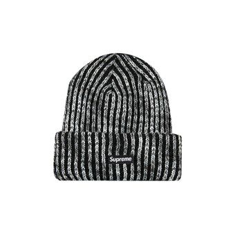 Buy Supreme Rainbow Knit Loose Gauge Beanie 'Black' - FW21BN16