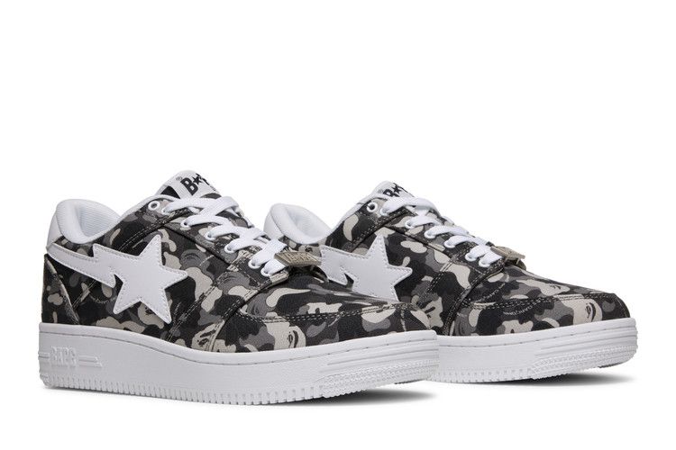 Comme des Garçons x Bapesta Low White Camo