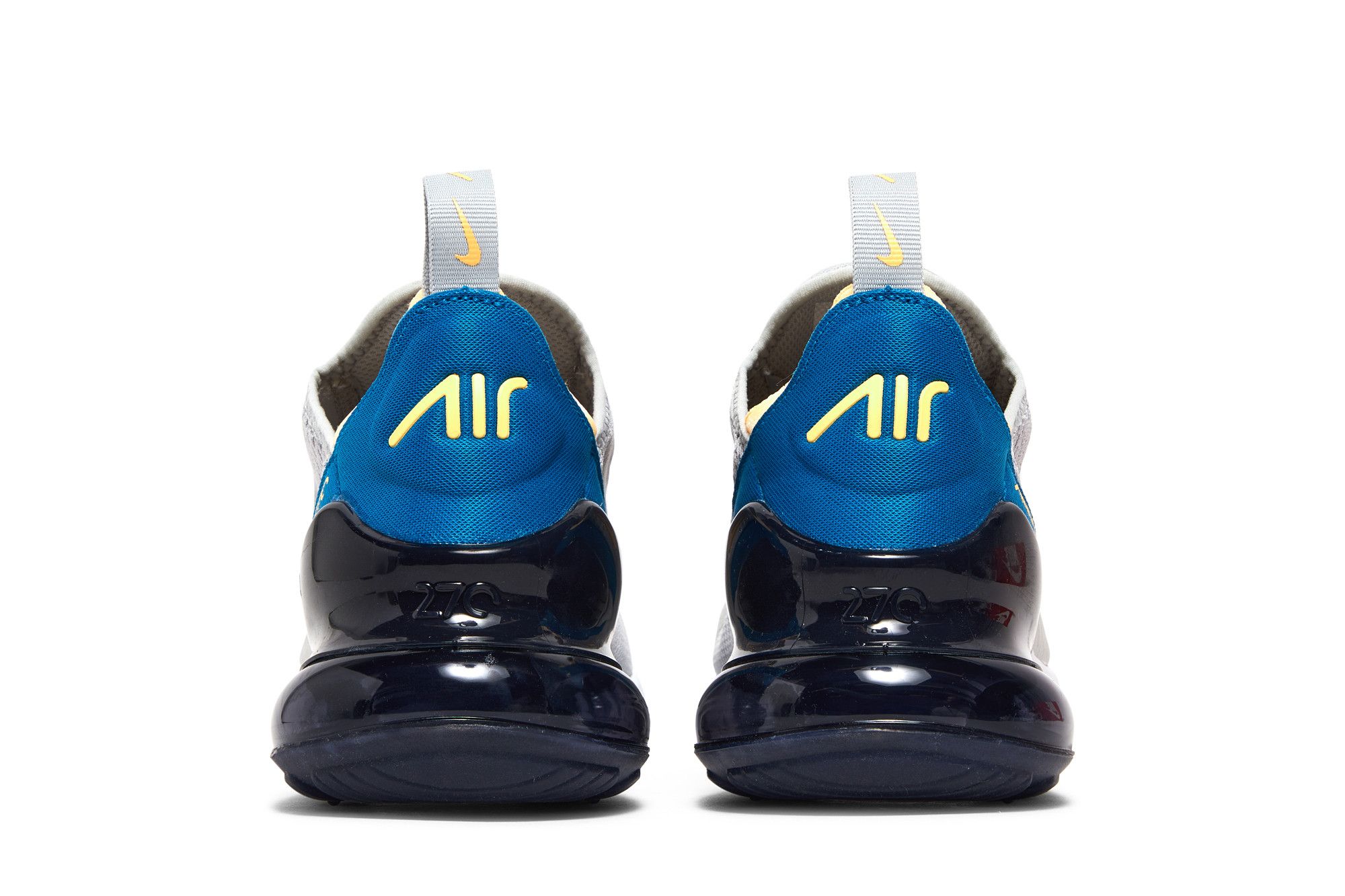 Pre-owned Nike Air Max 270 Gs 'grey Fog Midnight Navy'