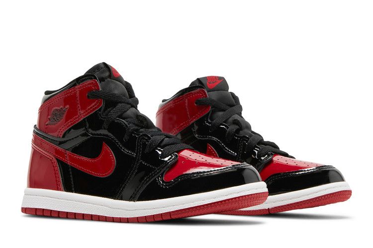 Buy Air Jordan 1 Retro High OG TD 'Patent Bred' - AQ2665 063 - Red