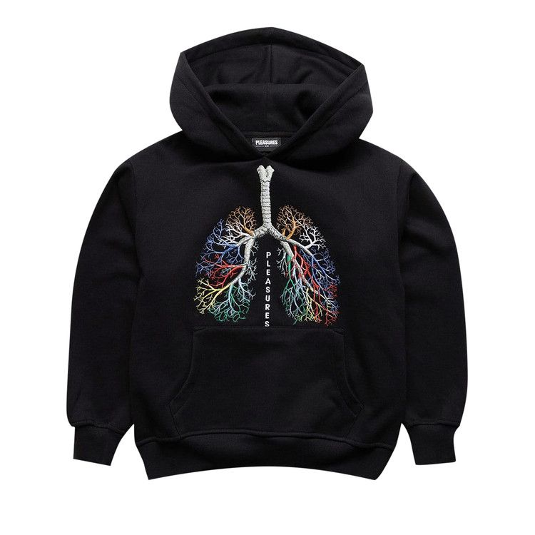Pleasures Breathe Hoodie Black