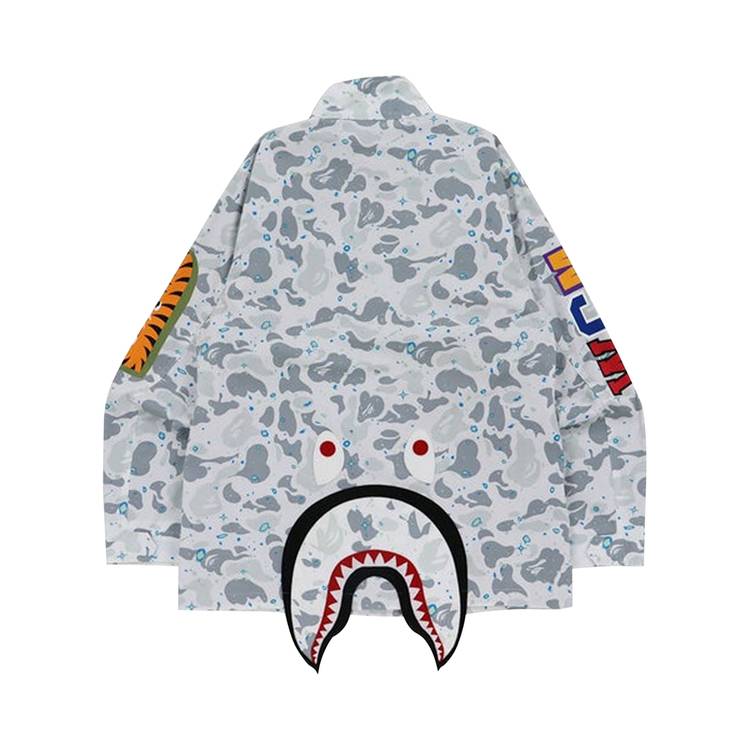 Buy BAPE Space Camo Shark M-65 'White' - 1H80 140 019 WHITE