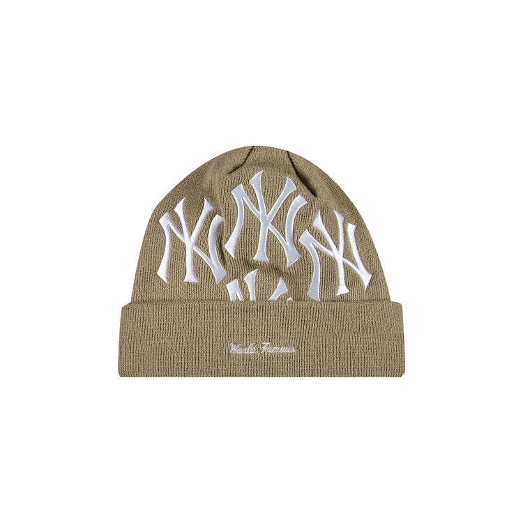 Supreme New York Yankees New Era Box Logo Beanie Tan – Rundown LA