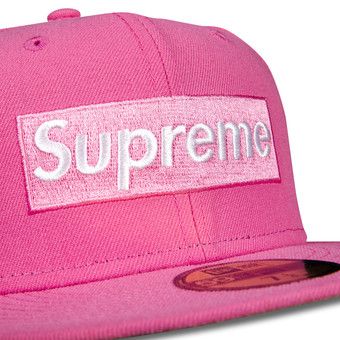 Buy Supreme x New York Yankees Box Logo New Era 'Pink' - FW21H35