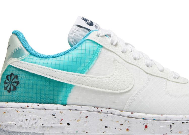 Wmns Air Force 1 Crater 'Move To Zero - White Dynamic Turquoise'