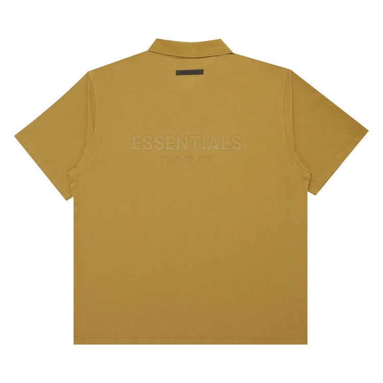 Fear Of God Essentials Shorts-Sleeve Polo Amber Price in India 