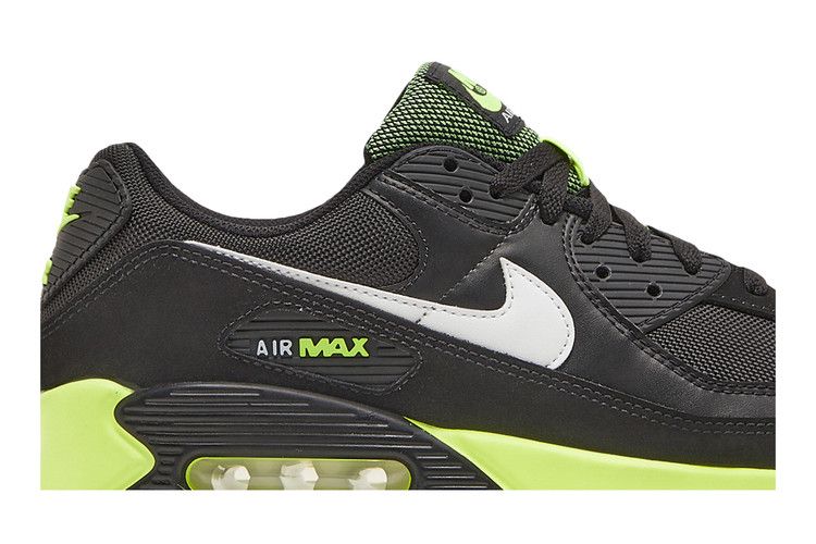 Air max lime green and sale black