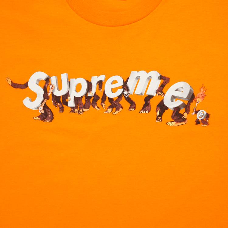 Buy Supreme Apes Tee 'Orange' - SS21T37 ORANGE | GOAT