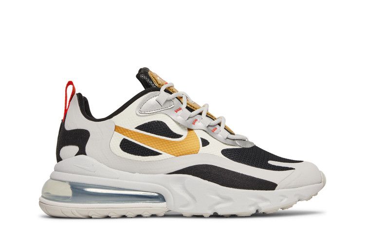 Nike 270 react black and clearance gold