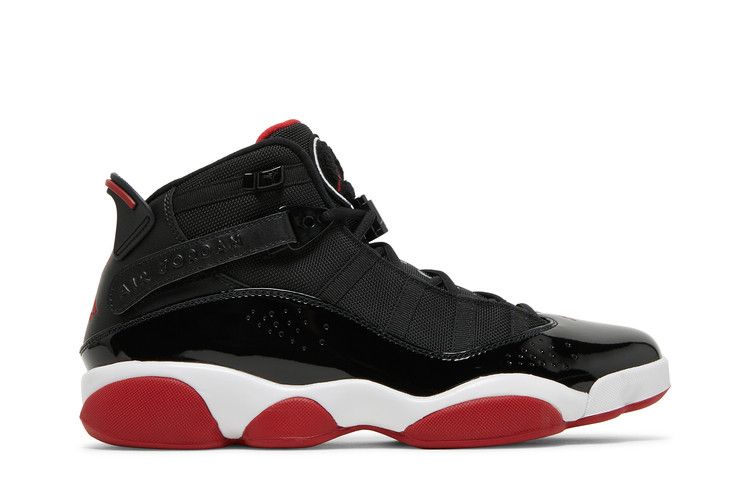 Jordan six rings on sale black red white