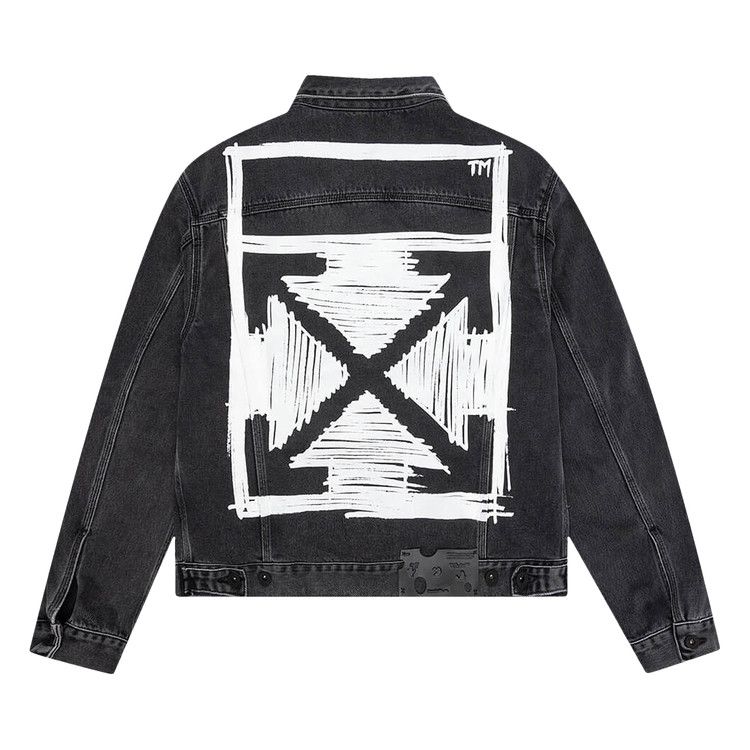 Buy Off-White Negative Mark Slim Denim Jacket 
