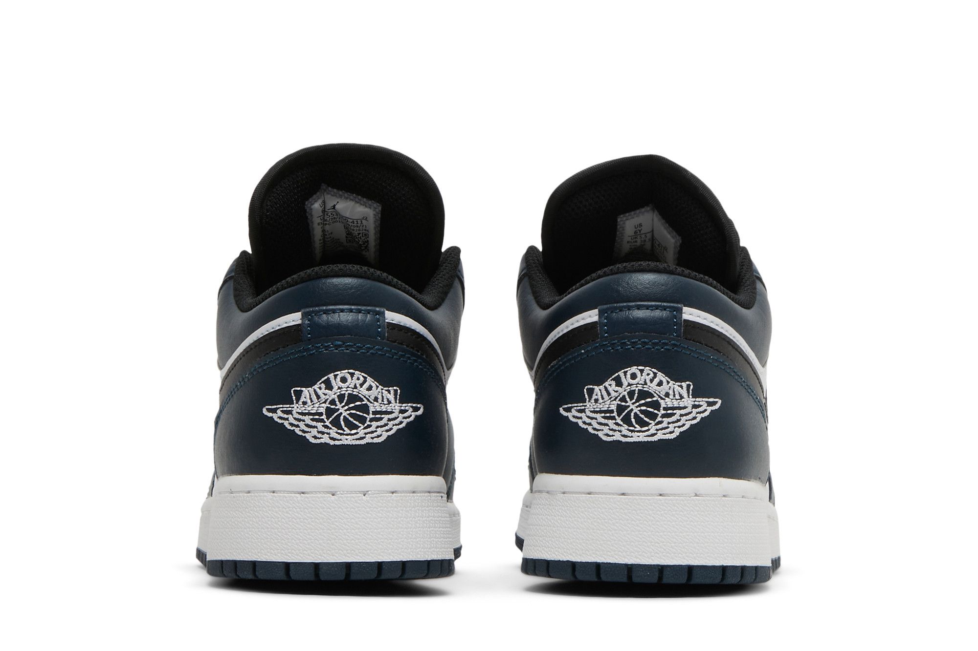 Pre-owned Air Jordan 1 Low Gs 'armory Navy' In Blue
