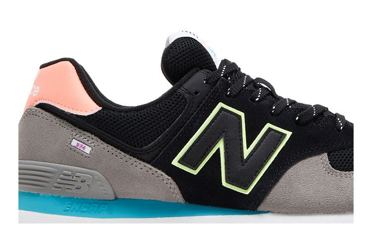 New balance 574 on sale black rose gold