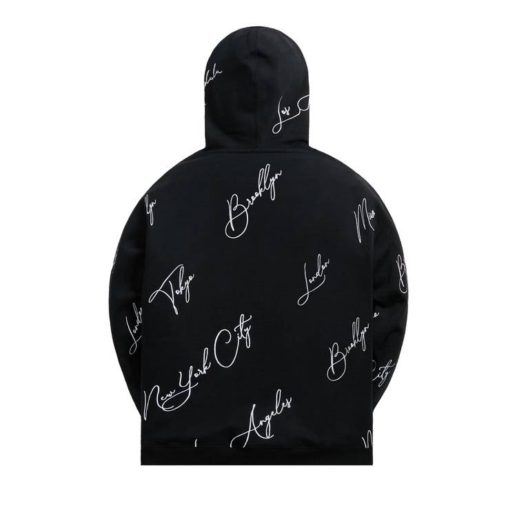 Buy Kith City Script Hoodie 'Black' - KHM030347 001 | GOAT