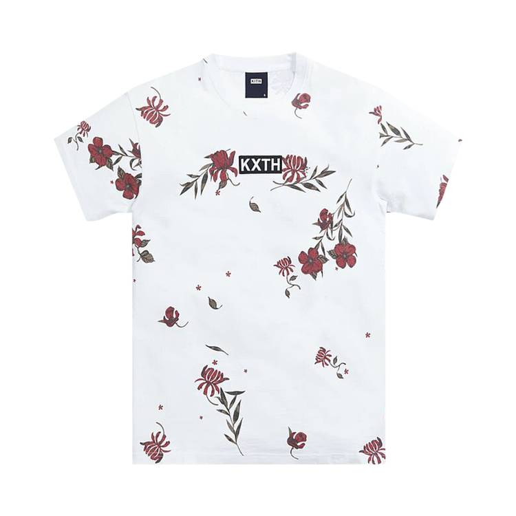 Buy Kith Summer Floral Short-Sleeve Tee 'White' - KH030102 101 | GOAT