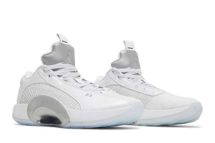 Air Jordan 35 Low White Metallic Silver