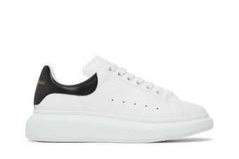 Buy Alexander McQueen Oversized Sneaker 'White Black' - 553680