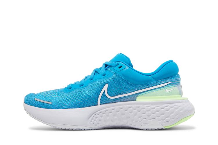 ZoomX Invincible Run Flyknit 'Blue Orbit Lime Glow'