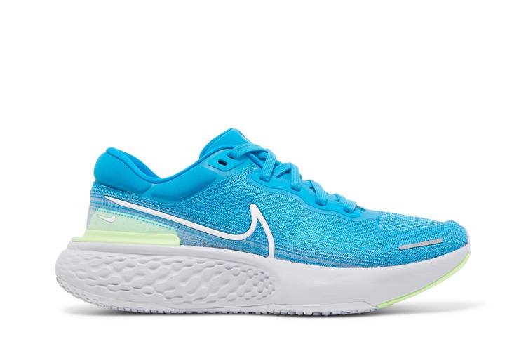 ZoomX Invincible Run Flyknit 'Blue Orbit Lime Glow'