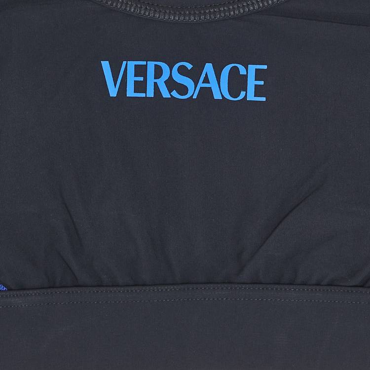 Buy Versace Monogram Print Sports Bra 'Black/Orange' - 10020781 A01621  5B250