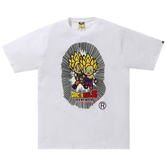 Bape X Dragon Ball Z Baby Milo Big Ape T-Shirt White Price in
