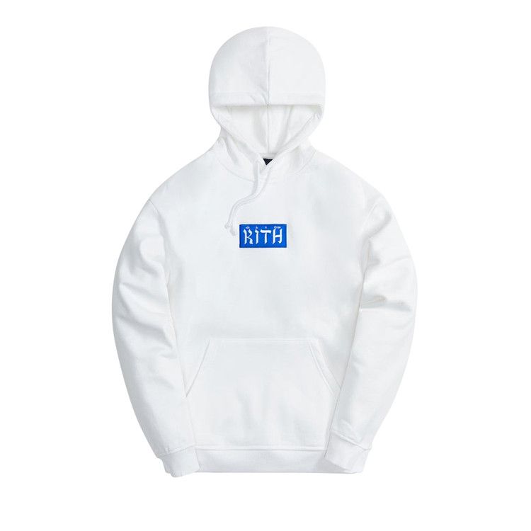 Kith Hebrew Script Hoodie 'White'