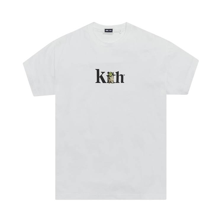 Buy Kith For Star Wars Yoda Serif Tee 'White' - KHM030193 101 