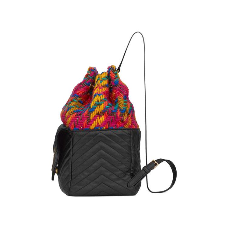 Saint Laurent Backpack Rosso/Multicolor/Nero