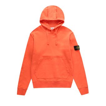Buy Stone Island Hooded Sweatshirt 'Orange' - 761564151 V0032 | GOAT