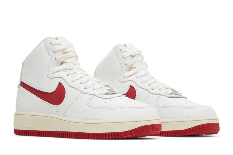 Nike Air Force 1 High Sculpt Summit White Gym Red