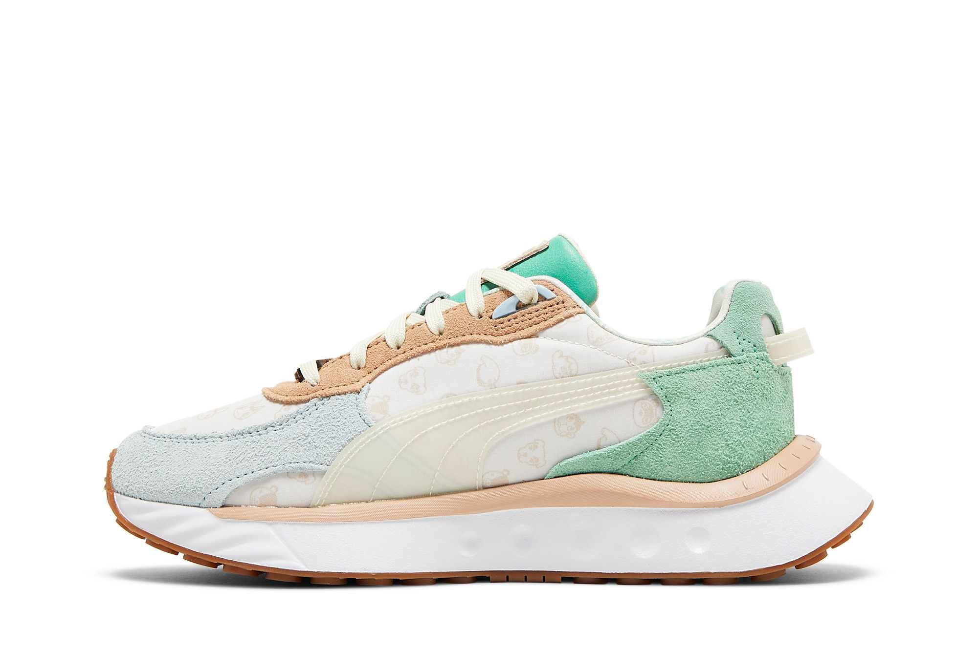 Pre-owned Puma Animal Crossing X Wild Rider Big Kid 'new Horizons' In Blue