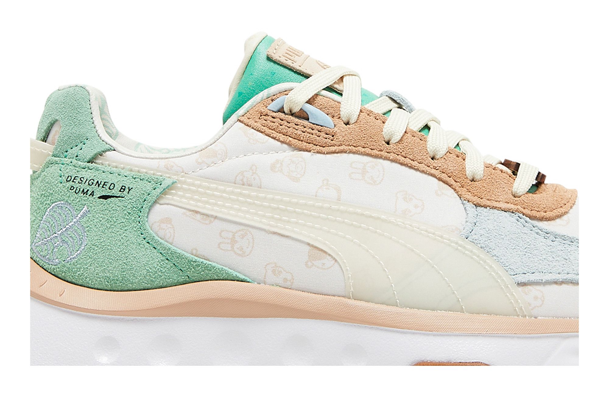 Pre-owned Puma Animal Crossing X Wild Rider Big Kid 'new Horizons' In Blue